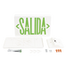 Letrero LED de Salida / Dual 120/240 VAC / Montaje Universal / Batería Ni-Cd de Respaldo / 2.0 W de Consumo / 90 min Autonomía | SIERRA STORE