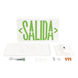 Letrero LED de Salida / Dual 120/240 VAC / Montaje Universal / Batería Ni-Cd de Respaldo / 2.0 W de Consumo / 90 min Autonomía | SIERRA STORE