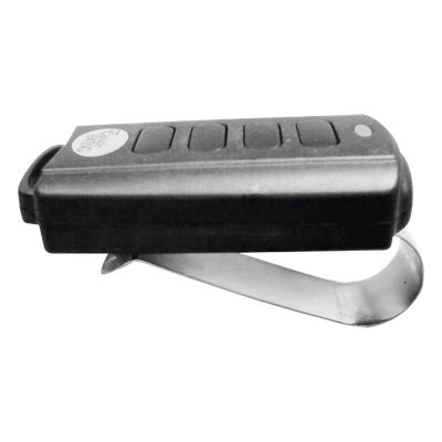 ACCESSPRO XB-T18-BC - Control Remoto con Clip para Visera / 433.92 MHz / 4 Botones / -10°C a 50°C / Batería 12V Incluida | SIERRA STORE