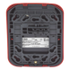 Sirena de Notificación para Pared / 88+ dBA / 12 o 24 Vcd / Tono y Volumen Seleccionables / Diseño Enchufable / Color Rojo | SIERRA STORE