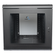 Gabinete de Pared 12U / Profundidad Ajustable 930 mm / Acero Reforzado ANSI/TIA / Carga 100 kg / Cristal Templado / 4 Postes Ajustables | SIERRA STORE