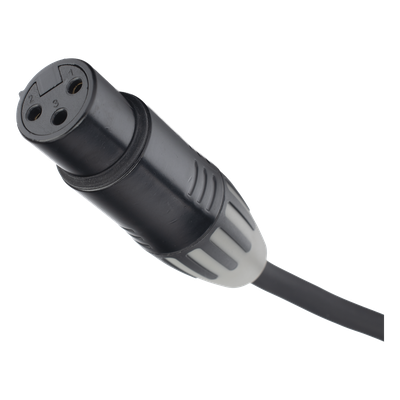 Cable XLR / 3 Polos / Hembra-Macho / Contactos Dorados / Blindaje Triple / 10 m (32.8 ft) | SIERRA STORE