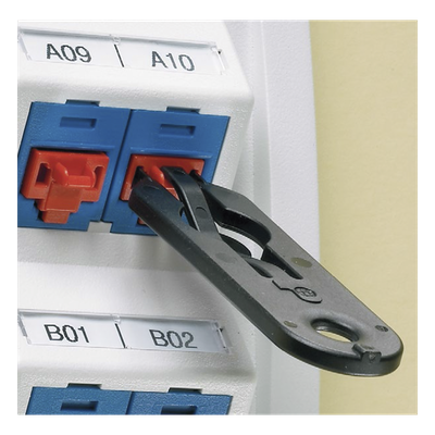 PANDUIT PSL-DCJB - Kit de Bloqueo de Puertos RJ45 / 10 Unidades / Llave de Extracción Incluida / Rojo / -35°C a 93°C / RoHS | SIERRA STORE