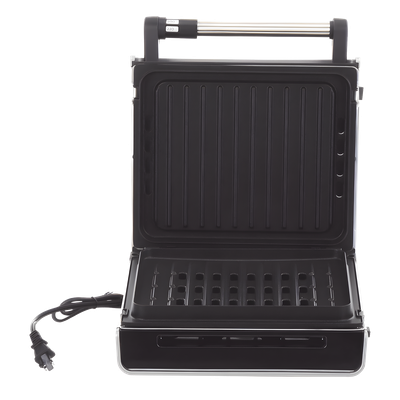 Parrilla Eléctrica / Reducción de Humo 85% / 4 Porciones / 1500 W / Platos Extraíbles / Antiadherente Advanced Tough | SIERRA STORE