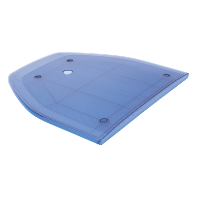 Domo Lateral de Reemplazo / Perfil Bajo / Resistente UV / Color Azul / Compatible con Barra SP216 | SIERRA STORE