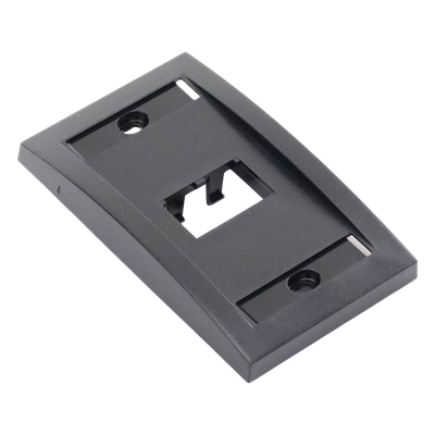 PANDUIT CFPE2BLY - Placa de Pared Vertical / 2 Puertos Mini-Com / Con Espacio para Etiquetas / 2.75 x 4.5 pulgadas / Negro | SIERRA STORE