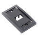 PANDUIT CFPE2BLY - Placa de Pared Vertical / 2 Puertos Mini-Com / Con Espacio para Etiquetas / 2.75 x 4.5 pulgadas / Negro | SIERRA STORE
