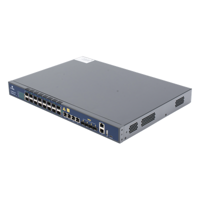 OLT / 16 Puertos GPON / 8 Puertos Uplink / 2,048 ONUs / 20 km / 1U Rack | SIERRA STORE
