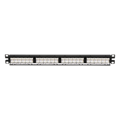 PANDUIT DP245E88TGY - Panel de Parcheo de Impacto / Categoría 5e / 24 Puertos / 1UR / 19 Pulgadas / PoE 100W / T568A/B | SIERRA STORE