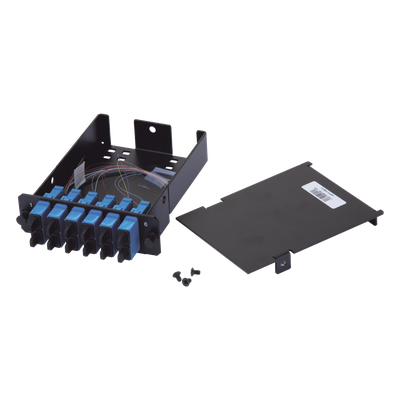 PANDUIT FCS9N-12-10P - Placa Acopladora de Fibra Óptica / 12 Fibras Monomodo OS2 / 6 Conectores LC Duplex / Pérdida de Inserción ≤0.35 | SIERRA STORE