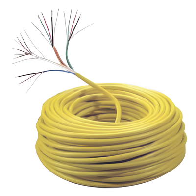 Carrete de Cable / 305 m (1000 pies) / Amarillo / 6x22 AWG blindado, 4x18 AWG, 6x22 AWG / Control de Acceso | SIERRA STORE