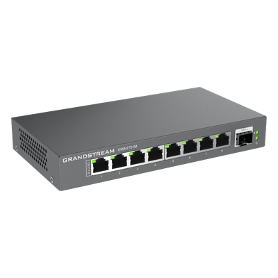 Switch Multi-Gigabit No Administrable / 8 Puertos RJ45 2.5G / 1 Puerto SFP+ 10G / Carcaza Metálica / 60 Gbps | SIERRA STORE