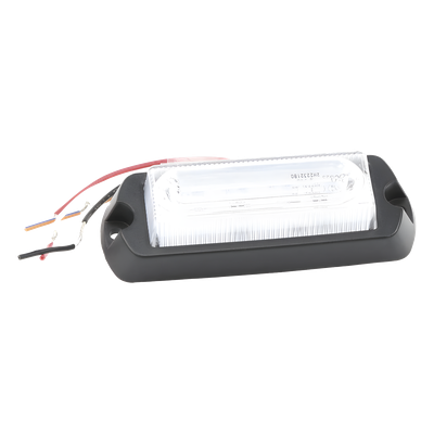 Luz Auxiliar Ultra Brillante / 8 LED Gen III Rojo/Claro / 10-30VCC / 12cm x 4.64cm x 2.4cm / 25 Patrones / Wig-Wag | SIERRA STORE