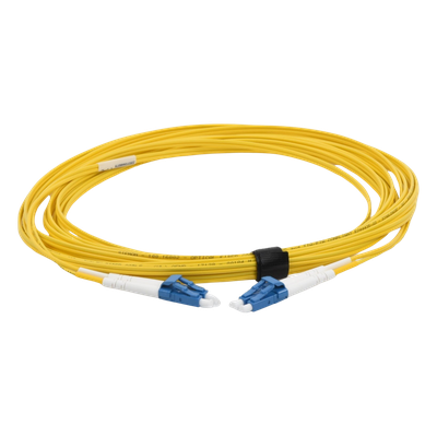 SIEMON FJ2-LCULCUL-07 - Jumper de Fibra Óptica Monomodo (OS2), XGLO, Riser, LC/UPC-LC/UPC Duplex, OFNR, Color Amarillo, 7 Metros | SIERRA STORE