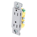 Contacto Dúplex de Pared / 15 A / 125 V / Placa Frontal Gris / Instalación Sin Tornillos Visibles / Compatible Multi-Gang | SIERRA STORE