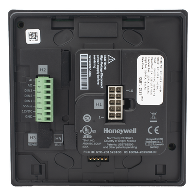 Termostato de Gestión Energética / BACnet MS/TP y Wi-Fi / 100-277 VAC / FCU 2 y 4 Tubos / 3 Velocidades / Sensor PIR / Ónix Negro | SIERRA STORE