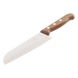Cuchillo Santoku / Hoja 17 cm / Filo con Alvéolos / Mango de Pino Modificado / 0.103 kg / Fabricación Suiza | SIERRA STORE