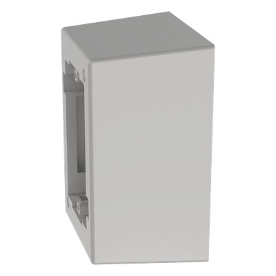 PANDUIT JB1DWH-A - Caja de Pared Superficial / ABS / 133x88.5x69.8 mm / Salidas 1/2-3/4-1 in / Cinta Adhesiva / Blanco | SIERRA STORE