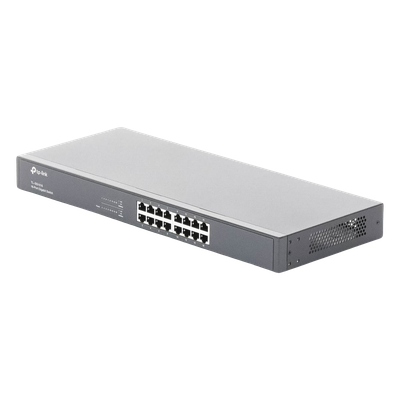 Switch Gigabit no administrable / 16 puertos 10/100/1000 Mbps / Rack o escritorio / 35.7 Mpps / 1.19 ft (0.36 m) de profundidad | SIERRA STORE