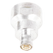 Adaptador Coaxial / Conector SMB Plug (Pin Hembra) / Bronce Plateado / Contactos Bañados en Oro / Dieléctrico de Teflón / Diseño | SIERRA STORE