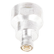 Adaptador Coaxial / Conector SMB Plug (Pin Hembra) / Bronce Plateado / Contactos Bañados en Oro / Dieléctrico de Teflón / Diseño | SIERRA STORE