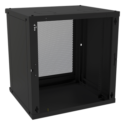 LINKEDPRO BY EPCOM SR-1912-GFP-VR2 - Gabinete de Pared Fijo / 12U / Puerta Perforada / 66 kg Carga / 1.97 x 2.04 x 1.72 pies | SIERRA STORE