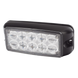 Luz LED de Advertencia / 10 LED de Alta Intensidad / Rojo/Azul / Montaje Superficial / 12-24 VDC / SAE Clase I / IP Resistente al Agua | SIERRA STORE