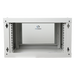 Gabinete de Pared 6U / 19" / Profundidad 455 mm (1.49 ft) / Cristal Templado / Carga 80 kg / Acero Reforzado | SIERRA STORE