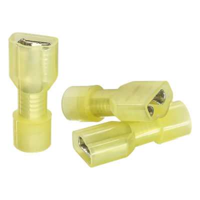Terminal Hembra Aislada / Cables 12-10 AWG / Baterías Terminal F1 / Paquete 25 Piezas | SIERRA STORE