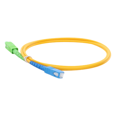 LINKEDPRO BY EPCOM LPSM3SCASCUS1 - Jumper de Fibra Óptica / Monomodo OS2 G.652D / SC/APC-SC/UPC / Simplex / 1 m (3.28 ft) / Forro PVC | SIERRA STORE