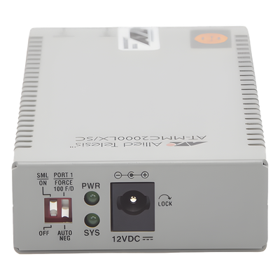 Convertidor de medios Gigabit Ethernet a fibra óptica, conector SC, monomodo (SMF), versión TAA (Trade Agreement Act), 10 Km | SIERRA STORE