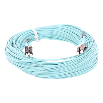 PANDUIT FZ2ERLNLNSNM020 - Jumper de Fibra Óptica / Multimodo OM4 50/125 / LC-LC Dúplex / OFNR Riser / 20 m (65.62 pies) / Color Aqua | SIERRA STORE