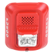 Sirena con estroboscopio / 2 hilos / 12-24 Vcd / candela 15 a 185 seleccionable / rojo con leyenda FUEGO / Serie L | SIERRA STORE