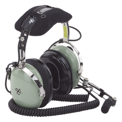 Auriculares de Aviación / Cancelación Activa de Ruido / Reducción 24 dB / Cable Espiral 1.5 m (4.9 ft) / Micrófono M-7A / | SIERRA STORE