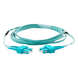 LINKEDPRO BY EPCOM LP-FOM3-SCSC-R03 - Jumper de Fibra Óptica / OM3 50/125 / SC-SC Dúplex / OFNR Riser / 2.0 mm / 3 m (9.84 ft) / Aqua | SIERRA STORE