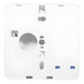 ONU Bridge EPON/GPON / 1 Puerto SC/UPC / 1 Puerto LAN Gigabit / Roseta Integrada / 91x91x41 mm / 4W | SIERRA STORE