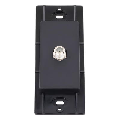 Salida de Pared Coaxial / Conector Tipo F 75 Ω / Apertura Designer / Sin Derating / Acabado Satinado Midnight | SIERRA STORE