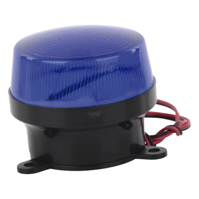 Estrobo de Señalización / 12 VCC / 90 Destellos por Minuto / Montaje de Brida 68 mm / Interior / Azul | SIERRA STORE