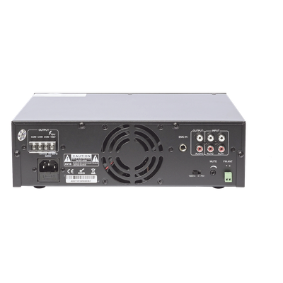 Mini Amplificador Mezclador / 240W RMS / Sistema 70/100V / Bluetooth / MP3 / Tuner FM / Prioridad Micrófono / 0.98 x 0.29 x 0.82 ft | SIERRA STORE