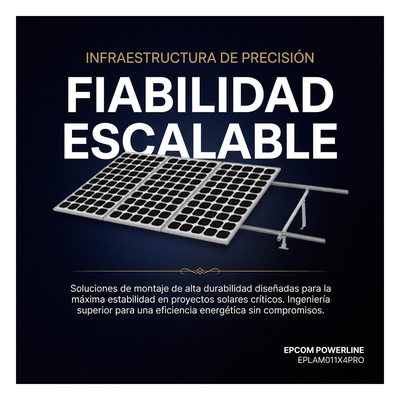 Montaje para Panel Solar, Riel "5" de 4400mm para Módulos con Espesor de 35mm, Velocidad de Viento Máx. 190km/h | SIERRA STORE