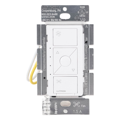 Control de Velocidad de Pared / 1.5 A / 120 V / Unipolar / Neutro Requerido / Velocidad Favorita / Blanco | SIERRA STORE