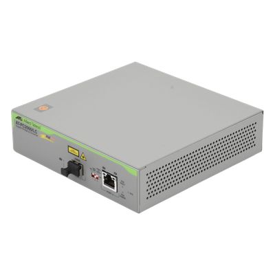 Convertidor de medios Gigabit Ethernet PoE+ a fibra óptica, conector LC, multimodo (MMF), distancia hasta 550 m | SIERRA STORE