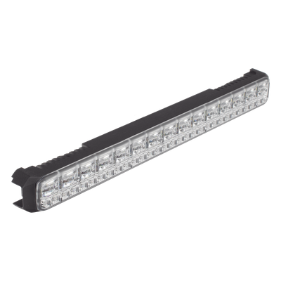 Luz Auxiliar LED / 45 LEDs Tricolor Rojo/Azul/Blanco / 12-24 VDC / Lente Transparente / SAE / 11.42" / Halo Rojo Multifuncional | SIERRA STORE