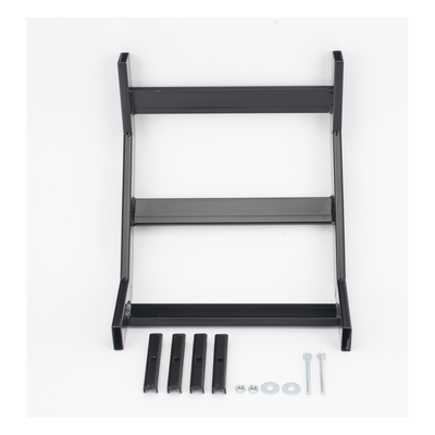 Curva Vertical Interior 90° / Escalera Tubular 1.5' x 12' / Radio 12' (39.4 ft) / Acero con Epóxico Negro / Incluye Accesorios de | SIERRA STORE