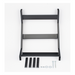 Curva Vertical Interior 90° / Escalera Tubular 1.5' x 12' / Radio 12' (39.4 ft) / Acero con Epóxico Negro / Incluye Accesorios de | SIERRA STORE