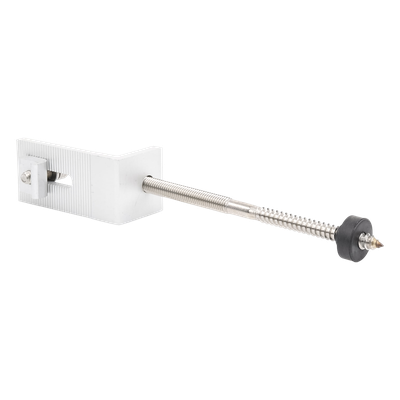 Soporte L para riel 7 con tornillo  M10*200 para techo de lamina | SIERRA STORE