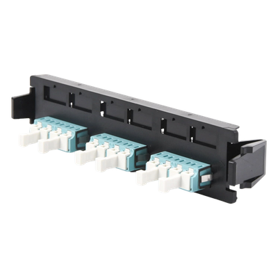 SIEMON RIC-F-LCQ12-01C - Placa acopladora de Fibra Óptica Quick-Pack, Con 6 Conectores LC Duplex (12 Fibras), Para Fibra Multimodo | SIERRA STORE