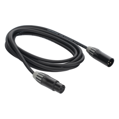 Cable XLR / 3 Polos / Hembra-Macho / Contactos Dorados / Triple Blindaje / 3 m (9.8 ft) | SIERRA STORE