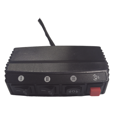 Switch de Control de Patrones de Destello / 5 Interruptores / 12 VCC / 15 A / 104 mm x 55 mm x 33 mm / 4.1 x 2.2 x 1.3 pulgadas | SIERRA STORE