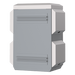 Gabinete de Protección IP / Acero SPCC / 180 x 340 x 160 mm / IP55 / Rieles DIN / Montaje Vertical u Horizontal / 4 Placas Laterales | SIERRA STORE